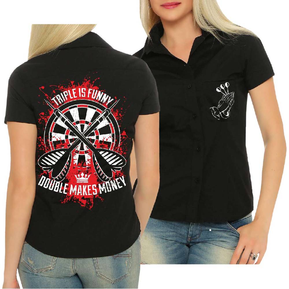 Spass Kostet Frauen HEMD Dart Double makes Money