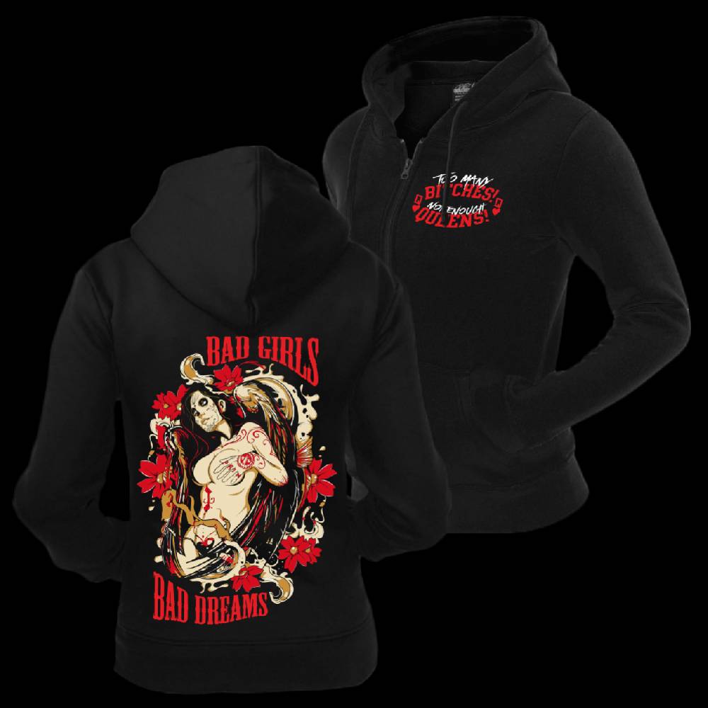 Spass Kostet Frauen Kapujacke Bad Girls Bad Dreams