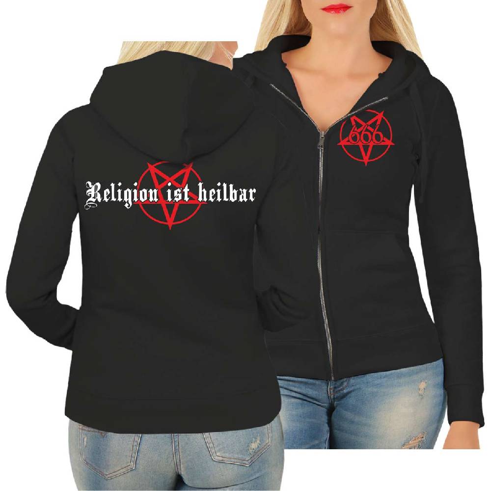 Spass Kostet Frauen Kapujacke Religion ist heilbar