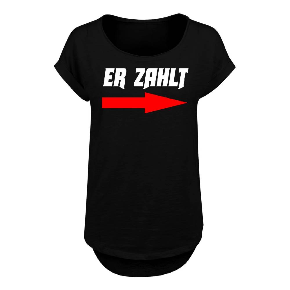 Spass Kostet Frauen Long Slub T-Shirt Er zahlt!