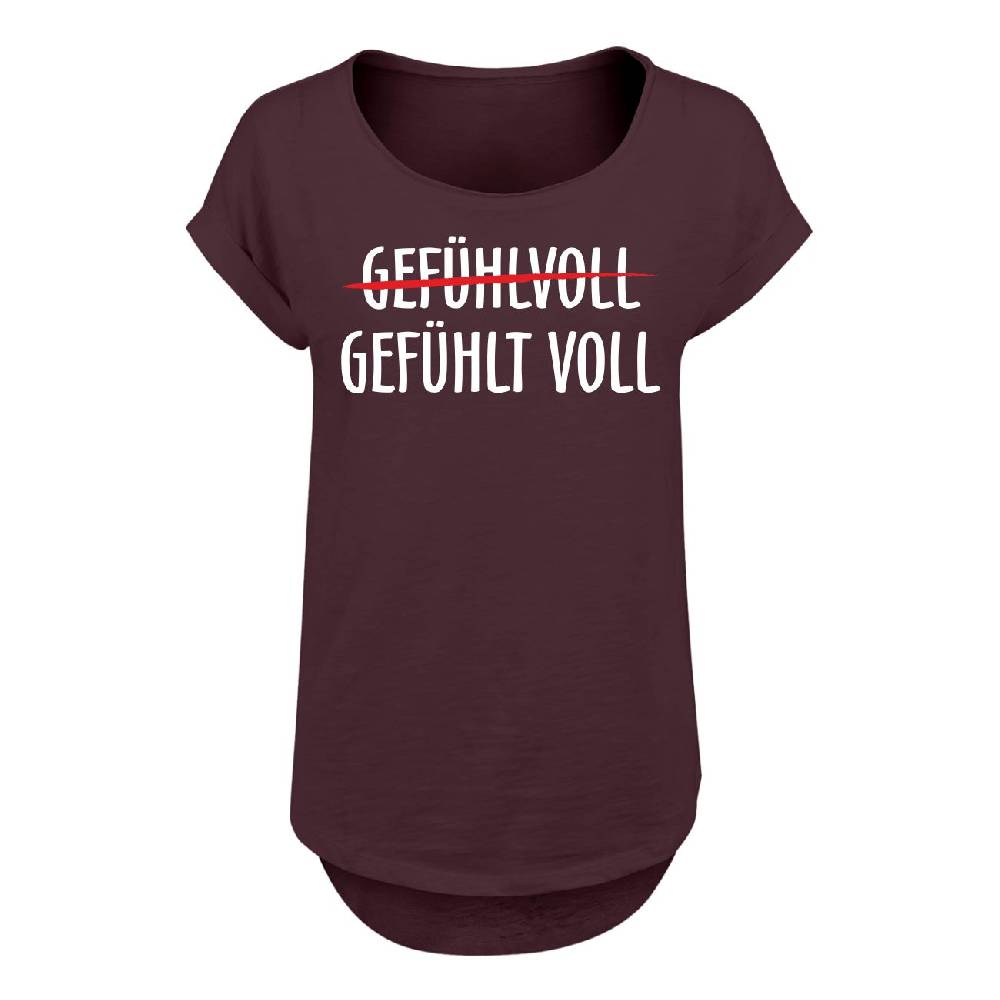 Spass Kostet Frauen Long Slub T-Shirt Gefühlt Voll