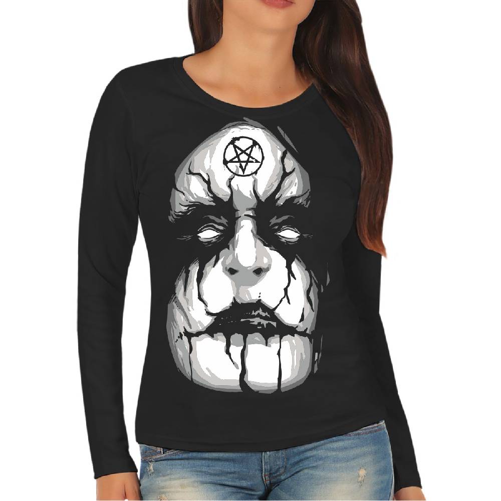 Spass Kostet Frauen Longsleeve Corpsepaint 666