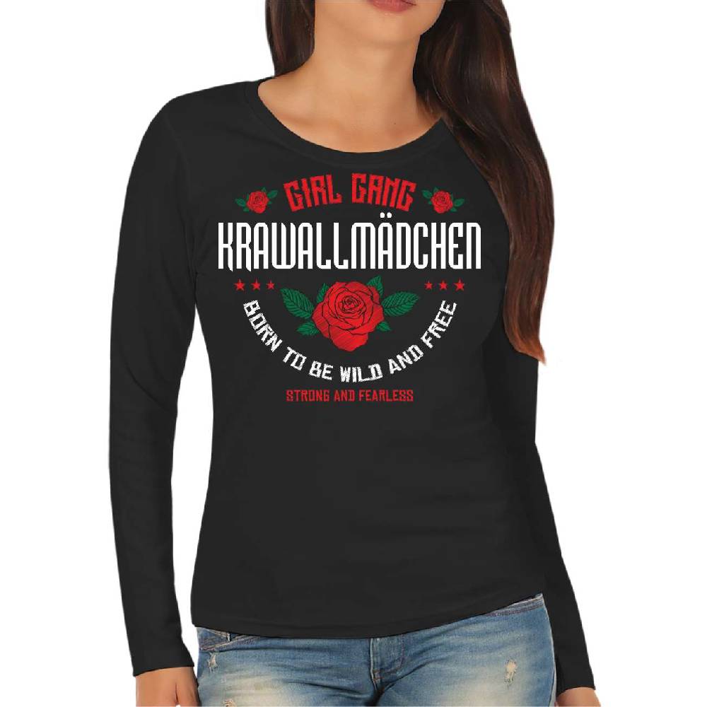 Spass Kostet Frauen Longsleeve Krawallmädchen