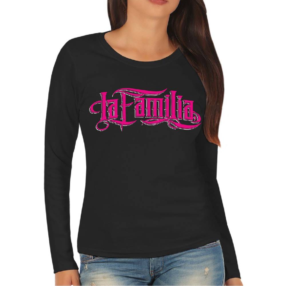 Spass Kostet Frauen Longsleeve La Familia PINK