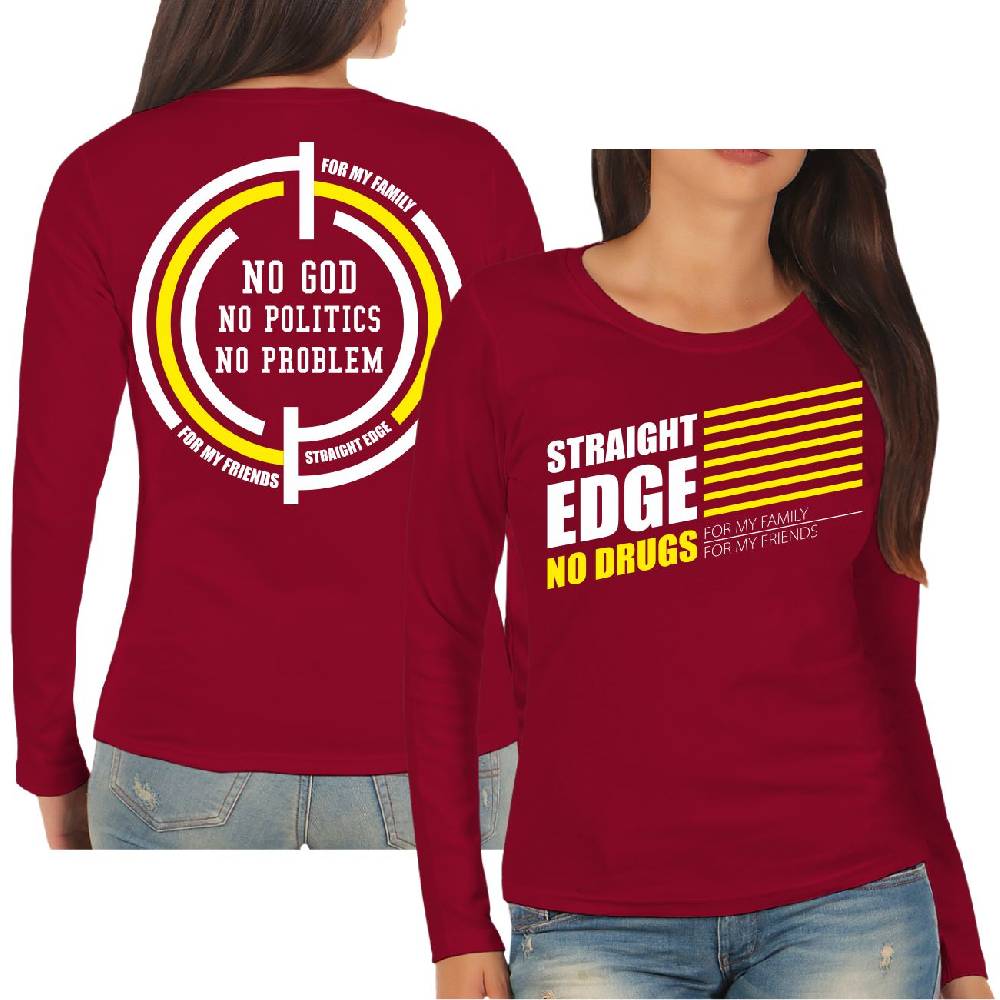 Spass Kostet Frauen Longsleeve Straight Edge xxx