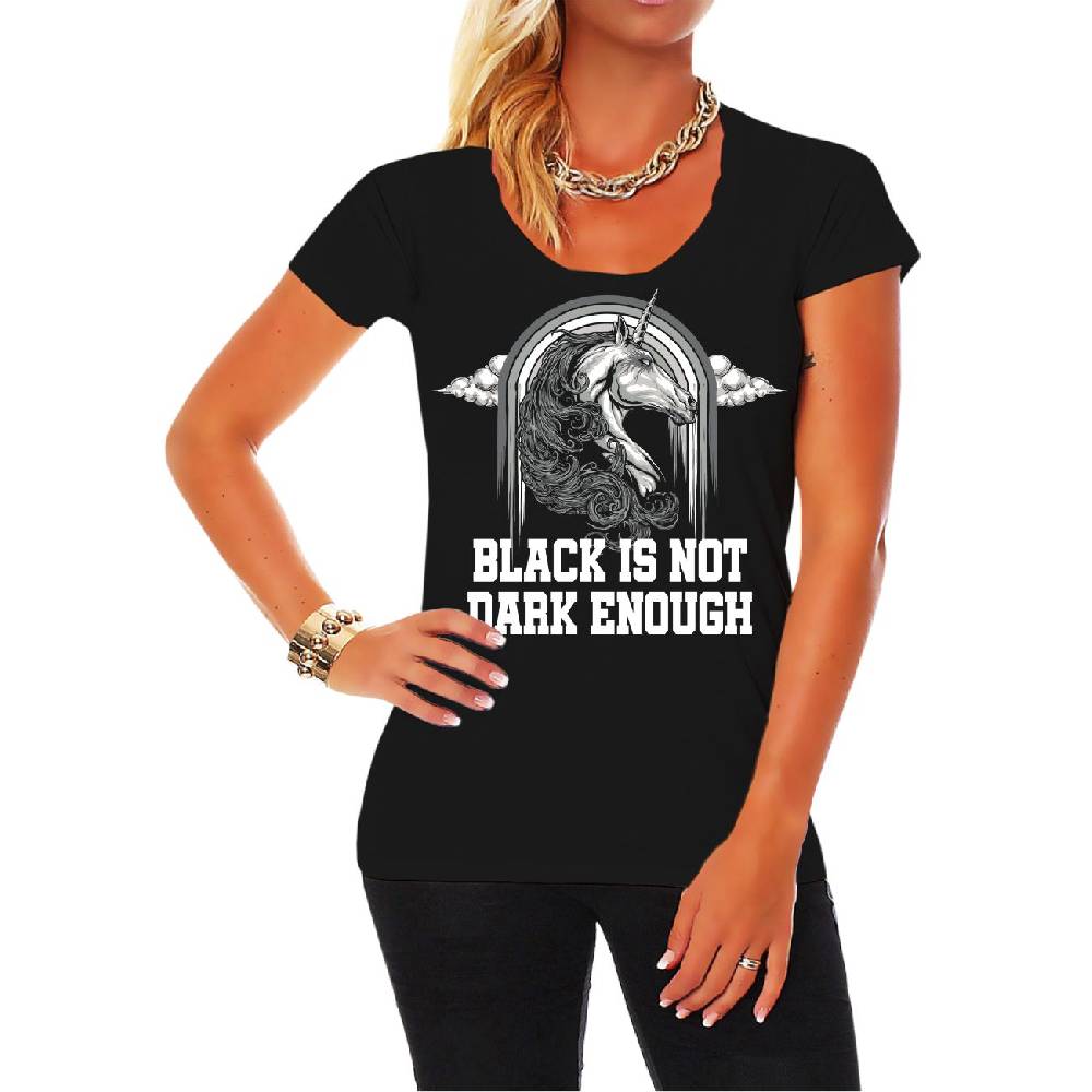 Spass Kostet Frauen Shirt Black is not dark enough