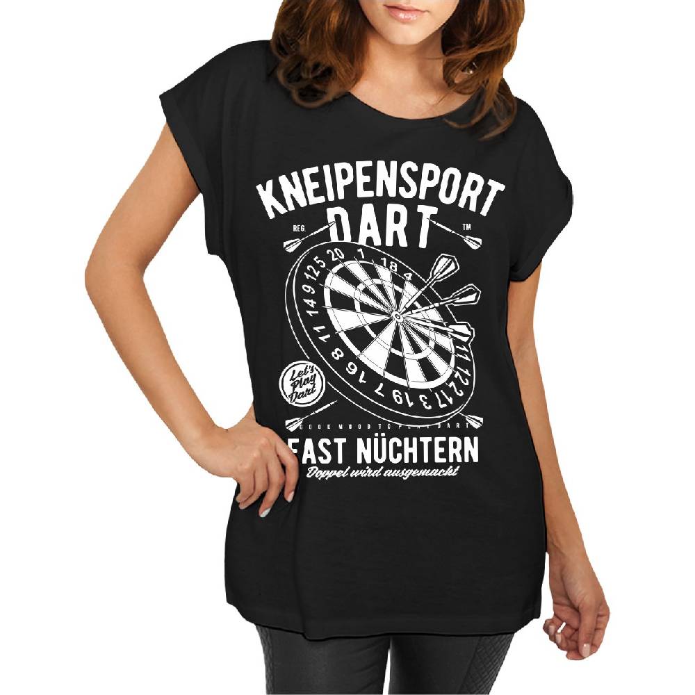 Spass Kostet Frauen Shirt Kneipensport Dart