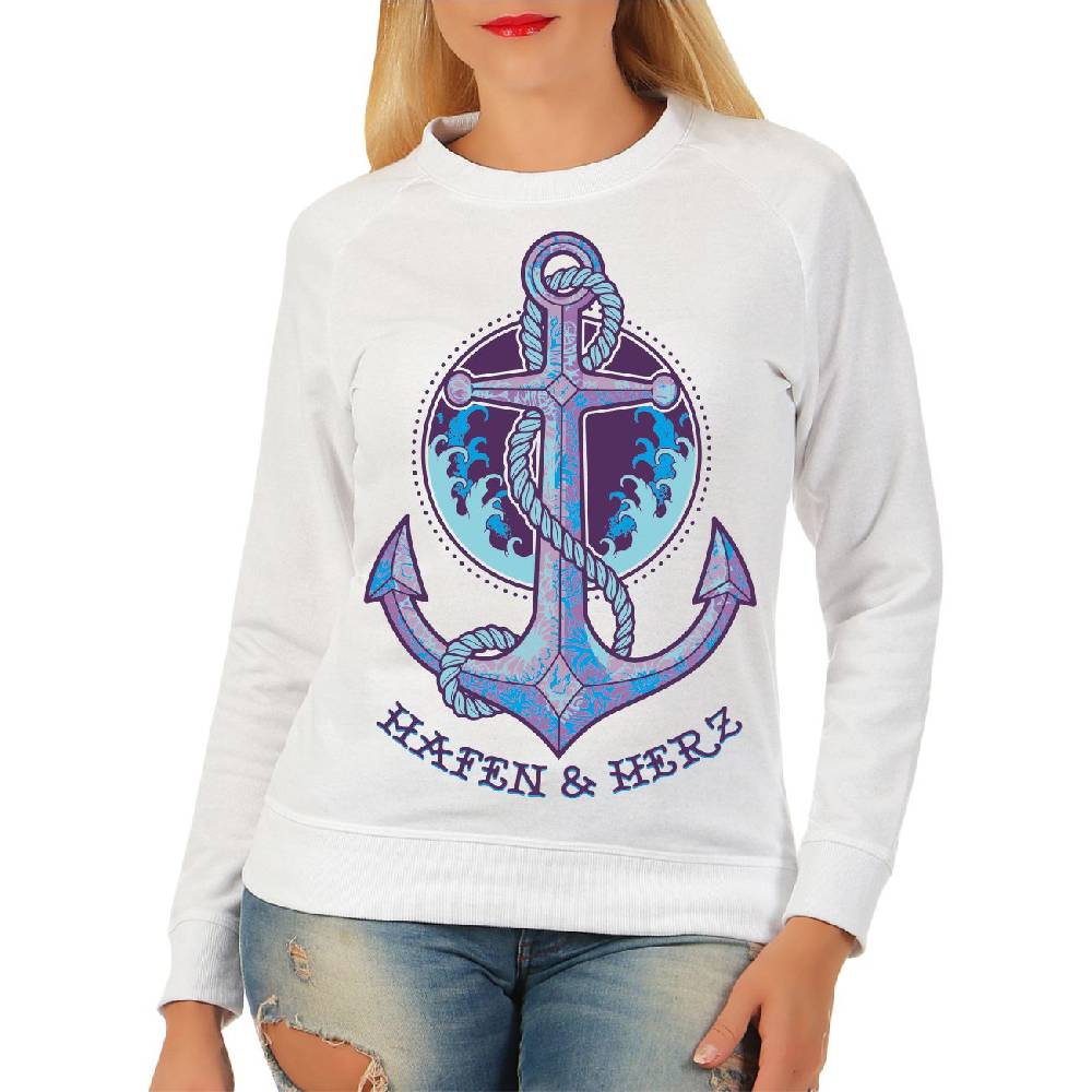 Spass Kostet Frauen Sweatshirt Hafen & Herz