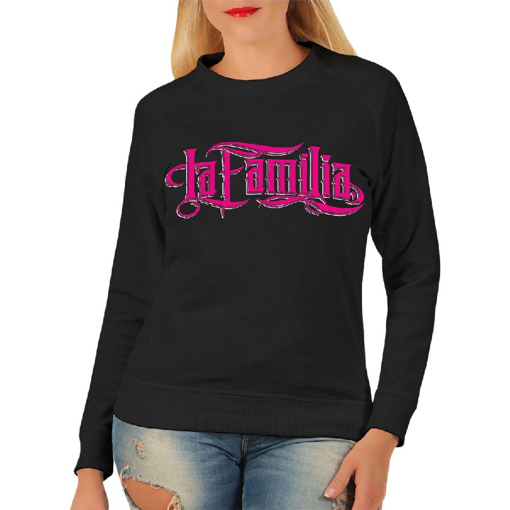 Spass Kostet Frauen Sweatshirt La Familia FCK PINK