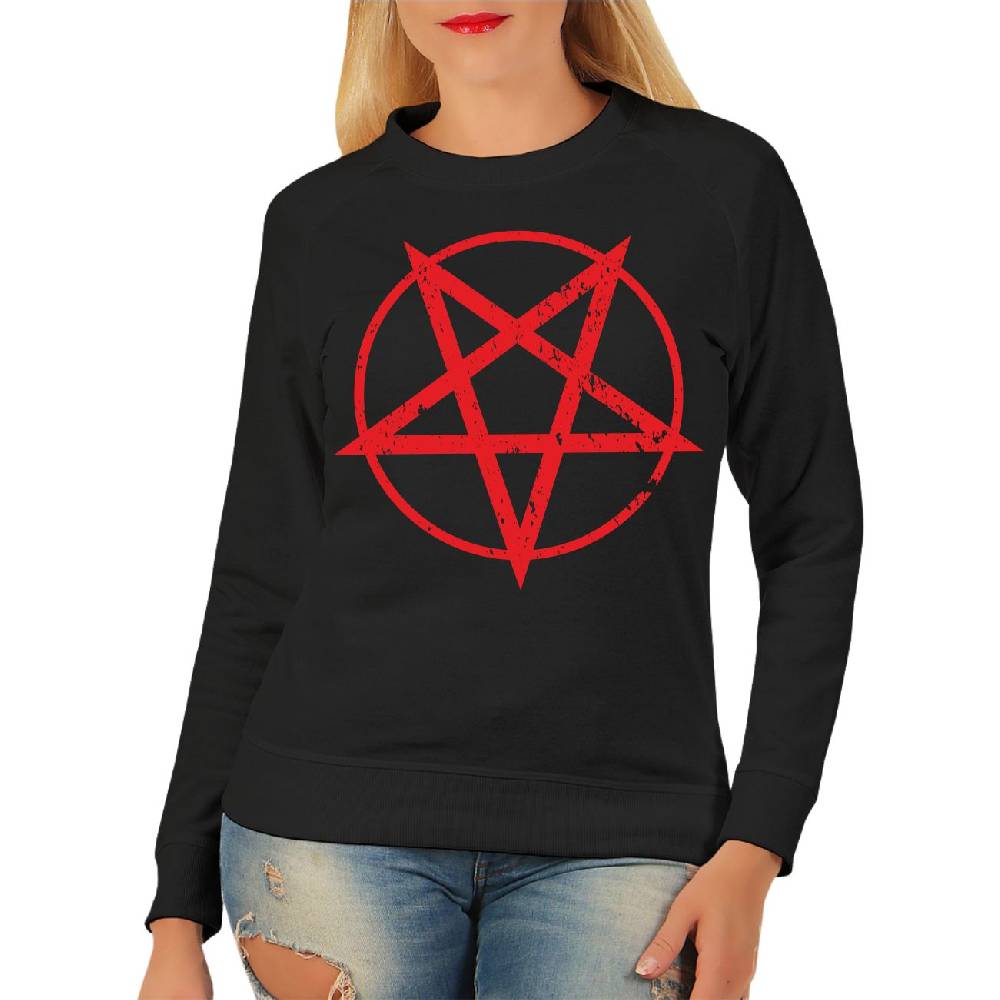 Spass Kostet Frauen Sweatshirt Pentagramm