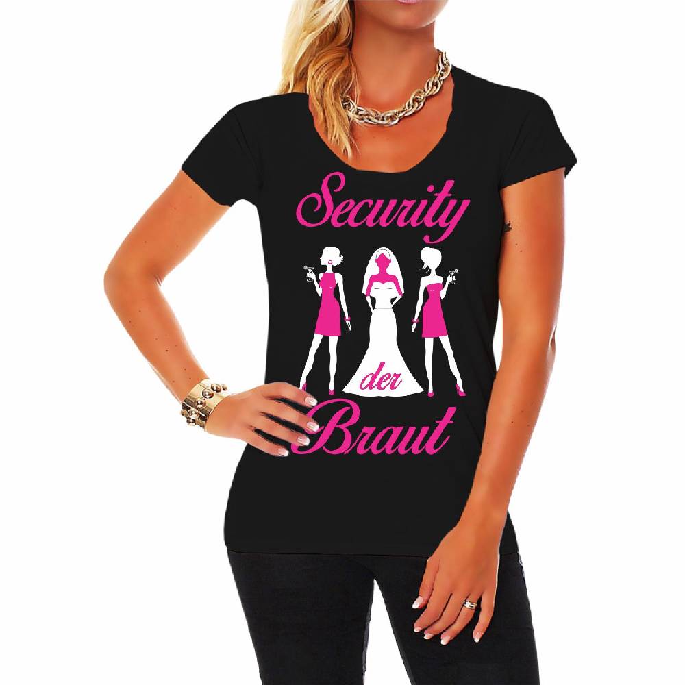 Spass Kostet Frauen T-Shirt Security der Braut