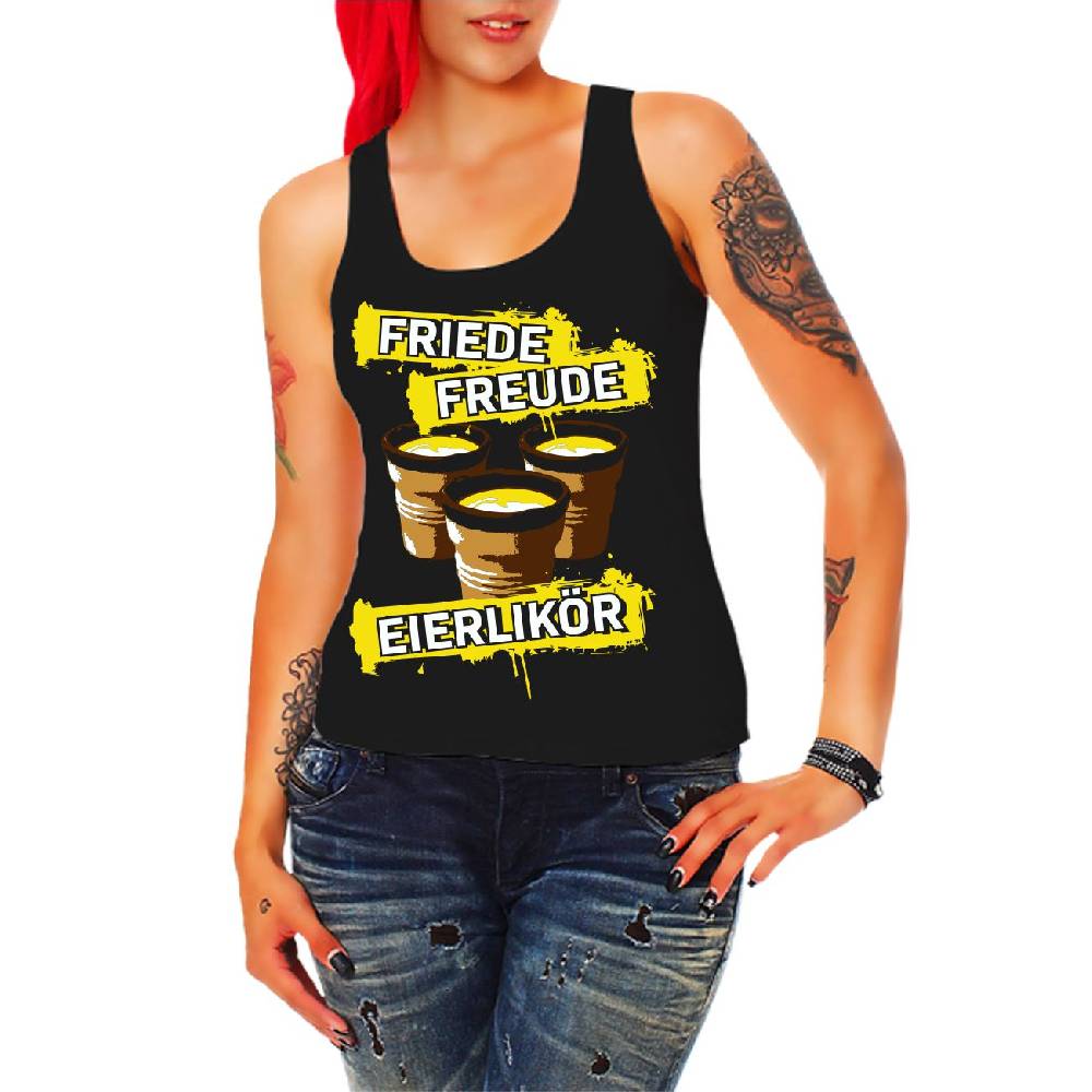 Spass Kostet Frauen Trägershirt Eierlikör