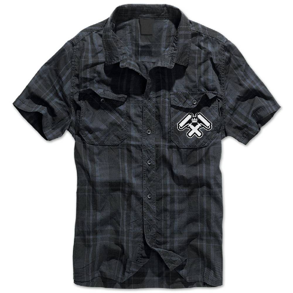 Spass Kostet Hemd Kurzarm Karo Kariert Maler