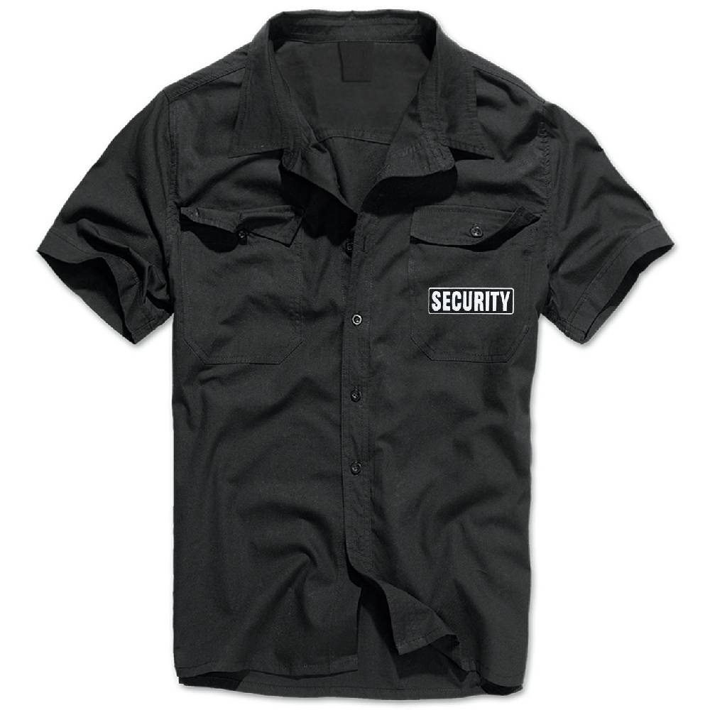 Spass Kostet Hemd Kurzarm Karo kariert SECURITY