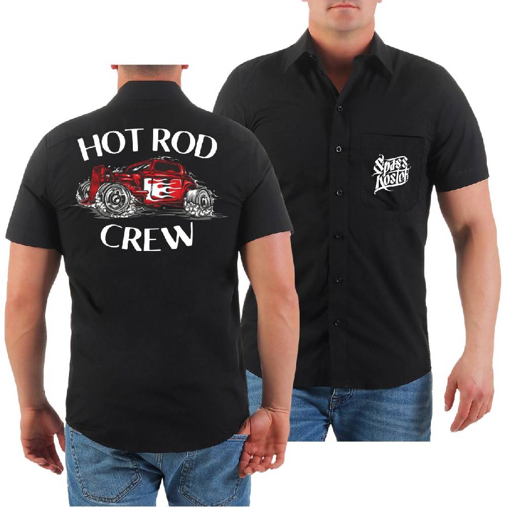 Spass Kostet Herren Hemd Kurzarm Hot Rod Crew