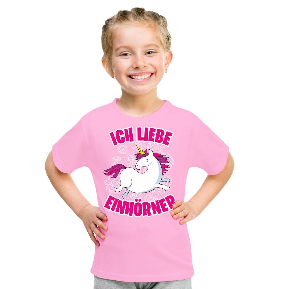 Spass Kostet Kinder T-Shirt Ich liebe Einhörner