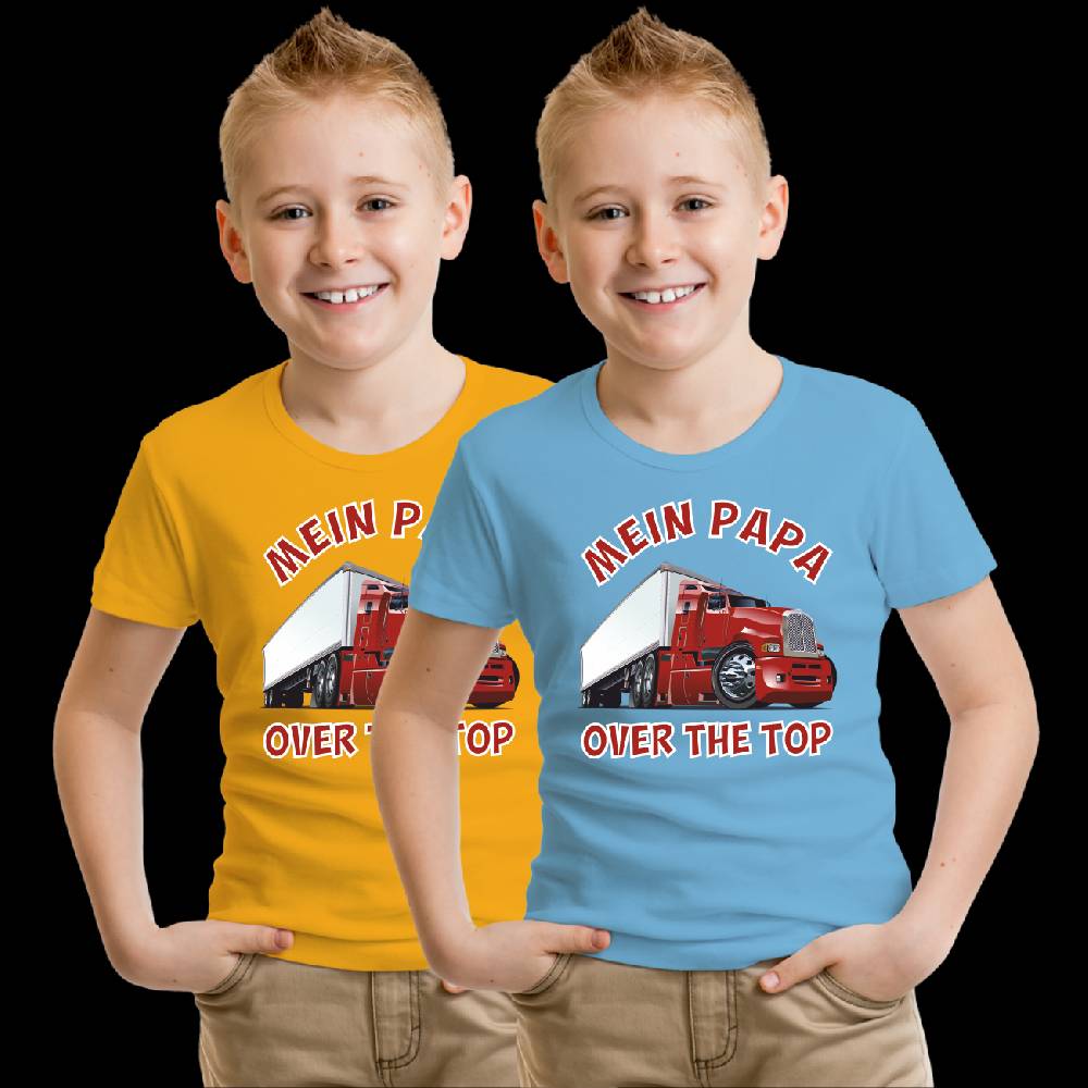 Spass Kostet Kinder T-Shirt Mein Papa OVER THE TOP