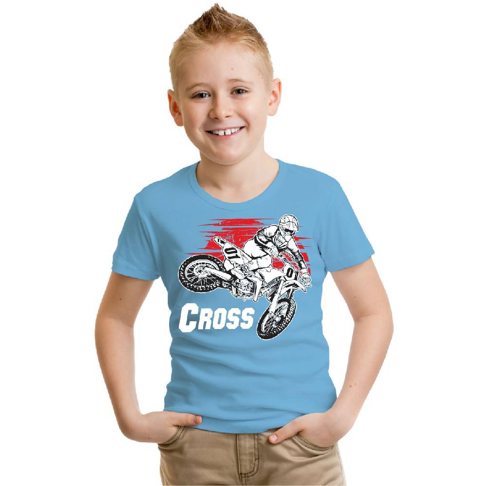 Spass Kostet Kinder T-Shirt Motorrad Cross