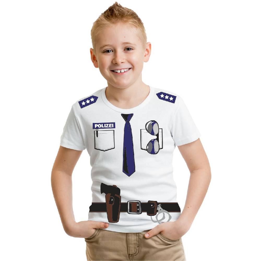 Spass Kostet Kinder T-Shirt Polizei Uniform
