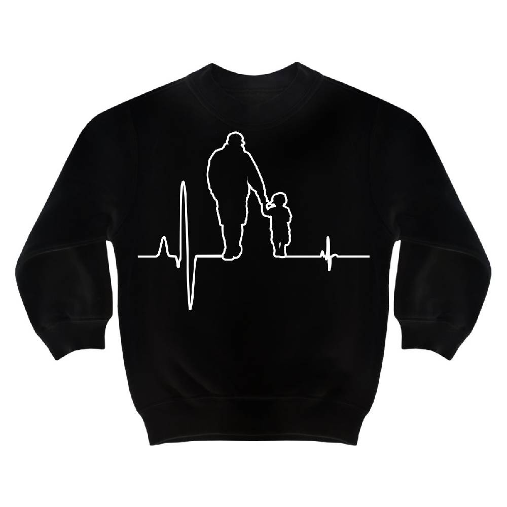 Spass Kostet Kinderpullover Herzschlag Vater Sohn