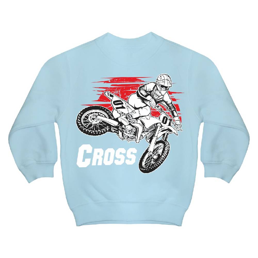 Spass Kostet Kinderpullover Motorrad Cross