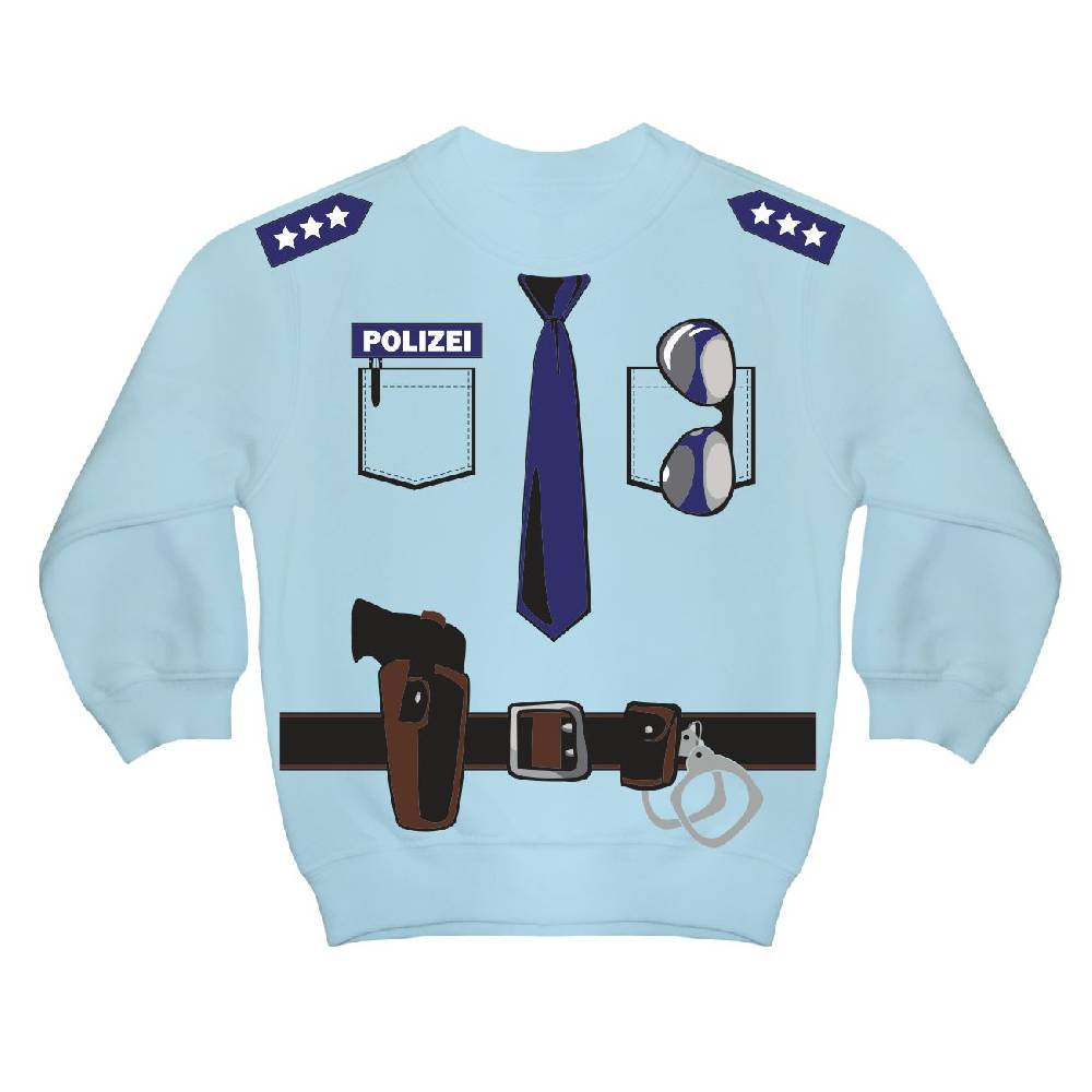 Spass Kostet Kinderpullover Polizei Uniform