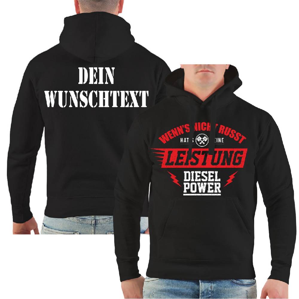 Spass Kostet Männer Kapu WUNSCHTEXT Diesel Power