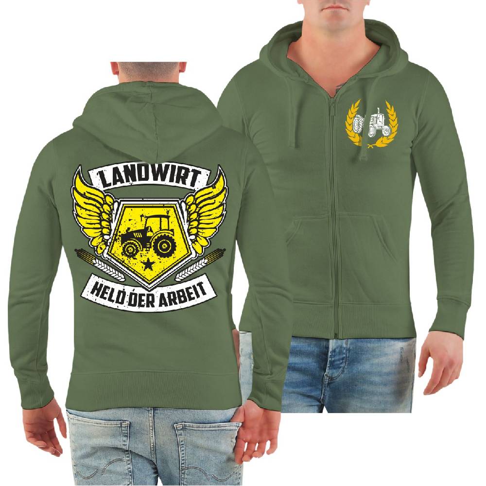 Spass Kostet Männer Kapuzenjacke Landwirt Traktor