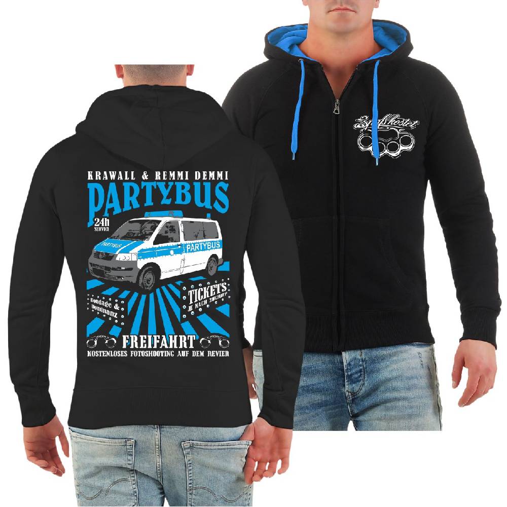 Spass Kostet Männer Kapuzenjacke Partybus