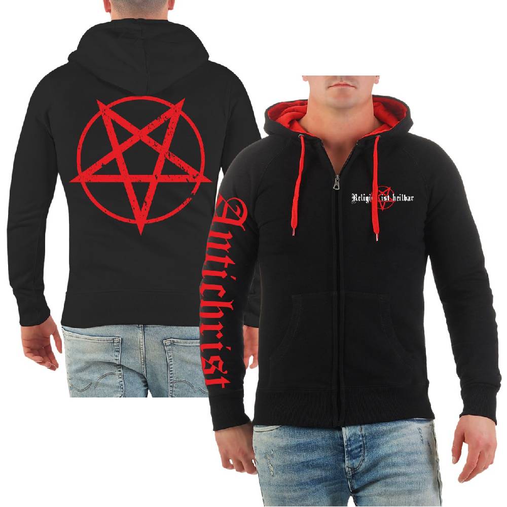 Spass Kostet Männer Kapuzenjacke Pentagramm