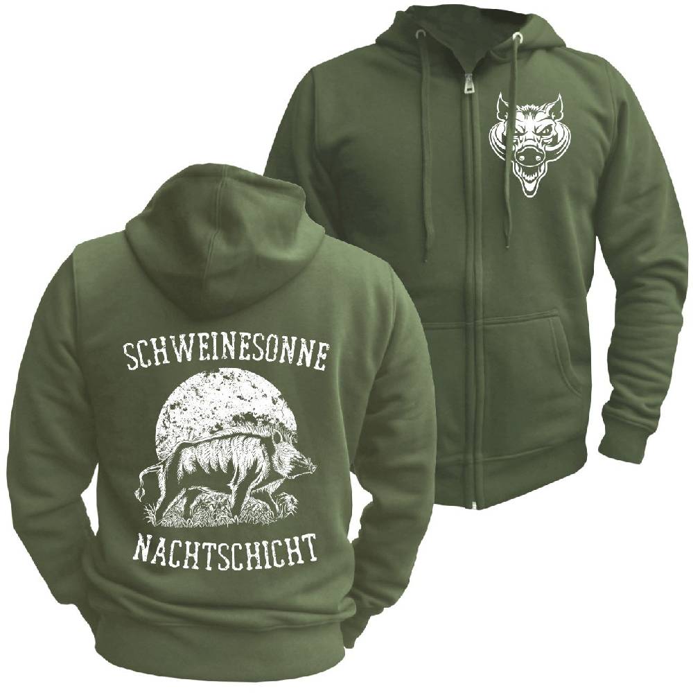 Spass Kostet Männer Kapuzenjacke Schweinesonne