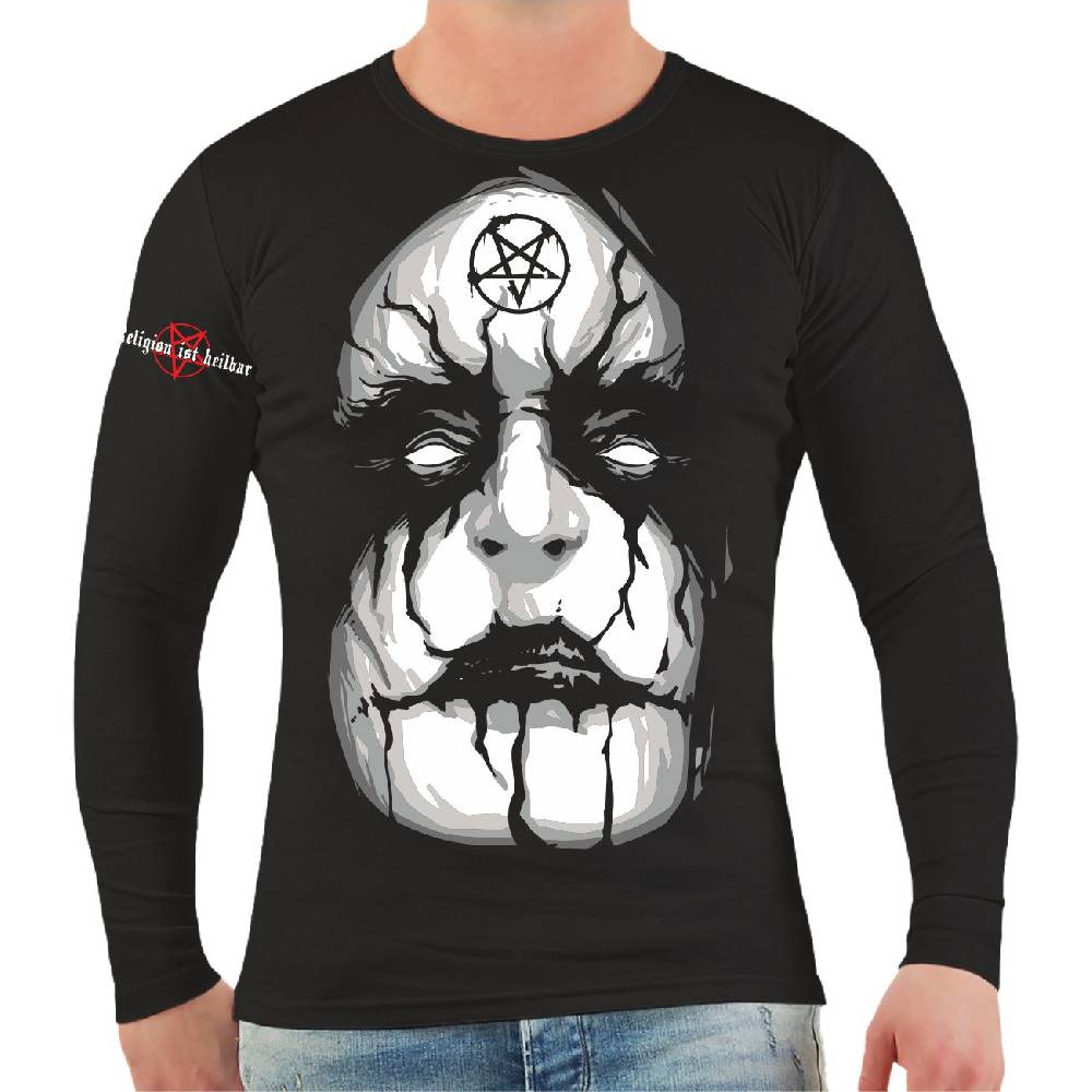 Spass Kostet Männer Longsleeve Corpsepaint 666