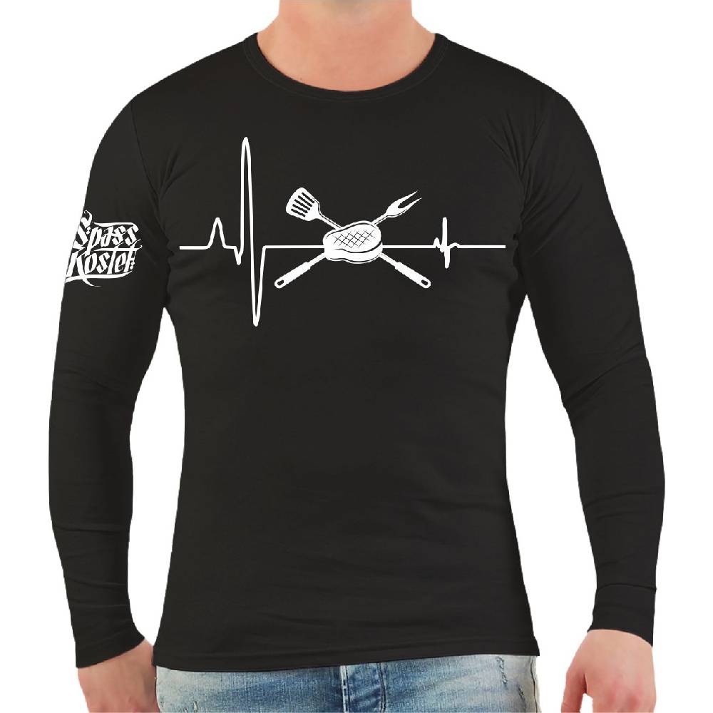 Spass Kostet Männer Longsleeve Grill Leidenschaft