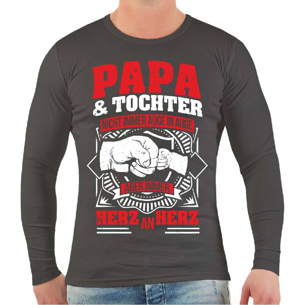 Spass Kostet Männer Longsleeve Papa & Tochter