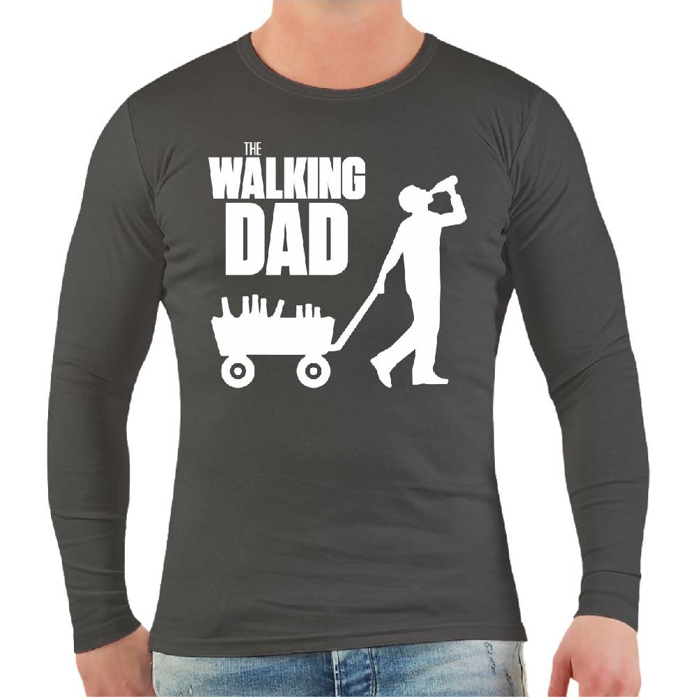 Spass Kostet Männer Longsleeve The Walking DAD