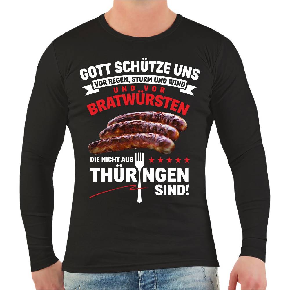 Spass Kostet Männer Longsleeve Thüringer Bratwurst