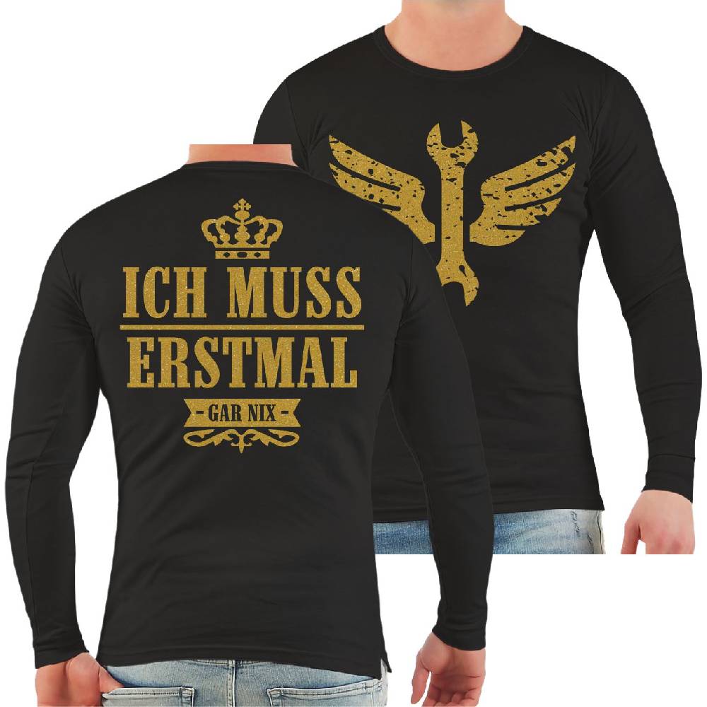 Spass Kostet Männer Longsleeve Werkstatt Schrauber