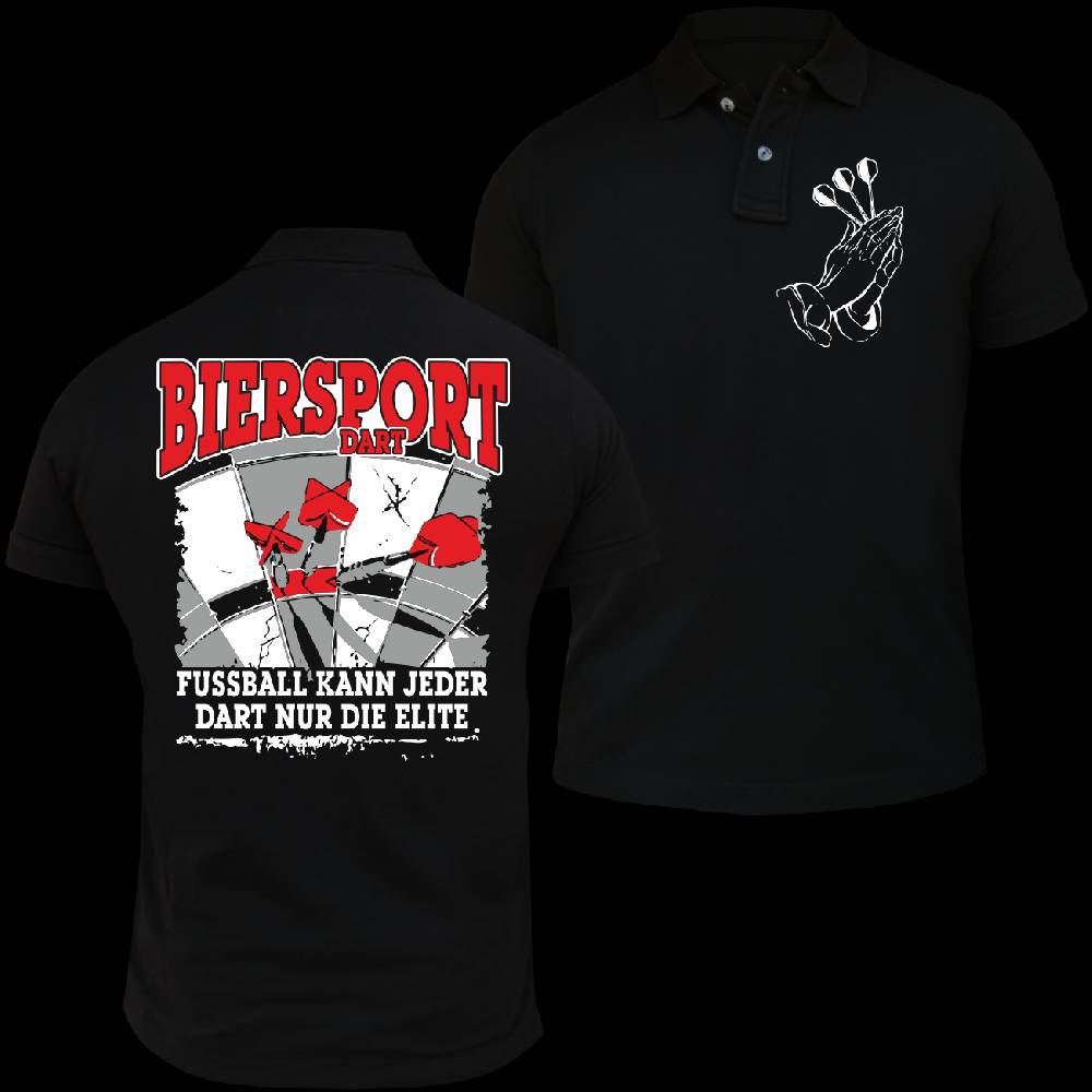 Spass Kostet Männer POLO Biersport Dart