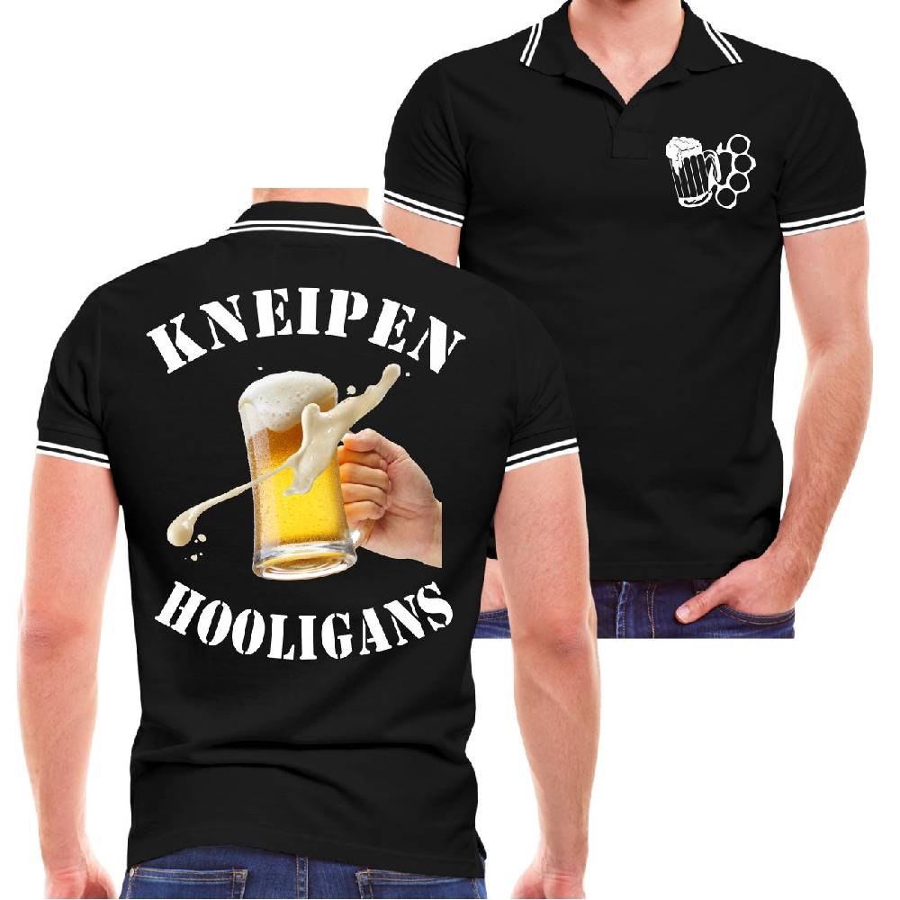 Spass Kostet Männer POLO Kneipenhooligans