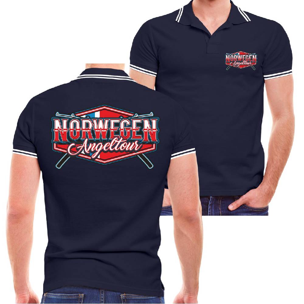 Spass Kostet Männer POLO Norwegen Angeltour 2024