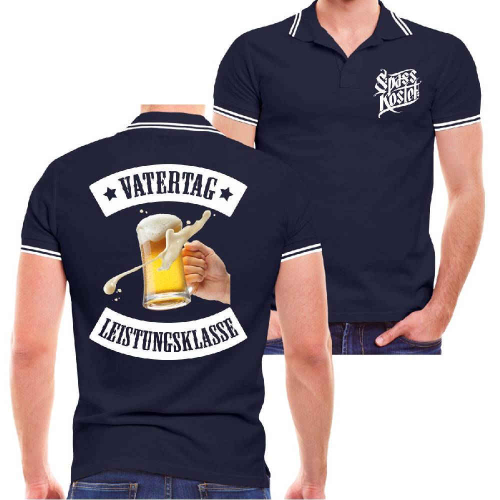 Spass Kostet Männer POLO Vatertag Leistungsklasse