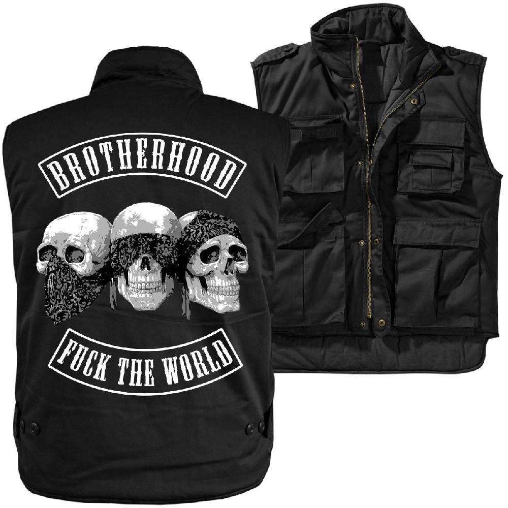 Spass Kostet Männer Ranger Weste mit Futter PATCH