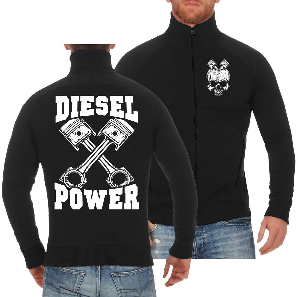 Spass Kostet Männer Sweatjacke Diesel Power