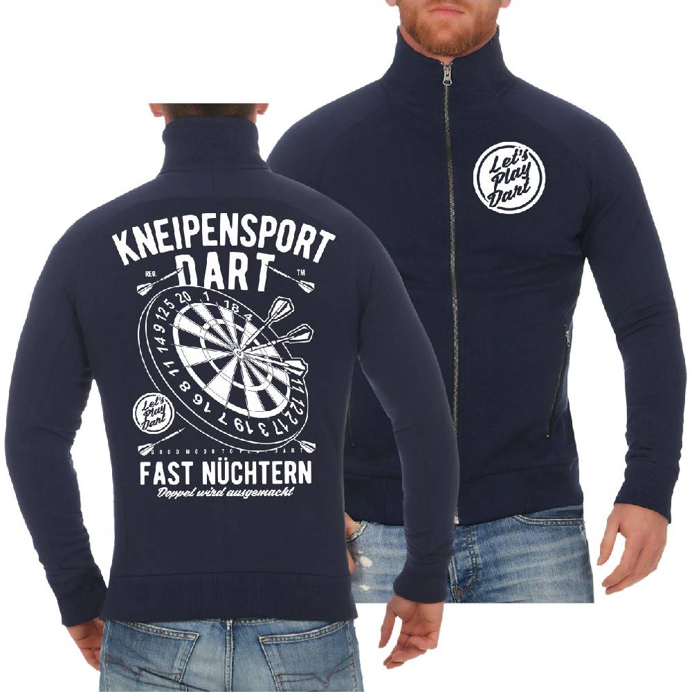 Spass Kostet Männer Sweatjacke Kneipensport Dart