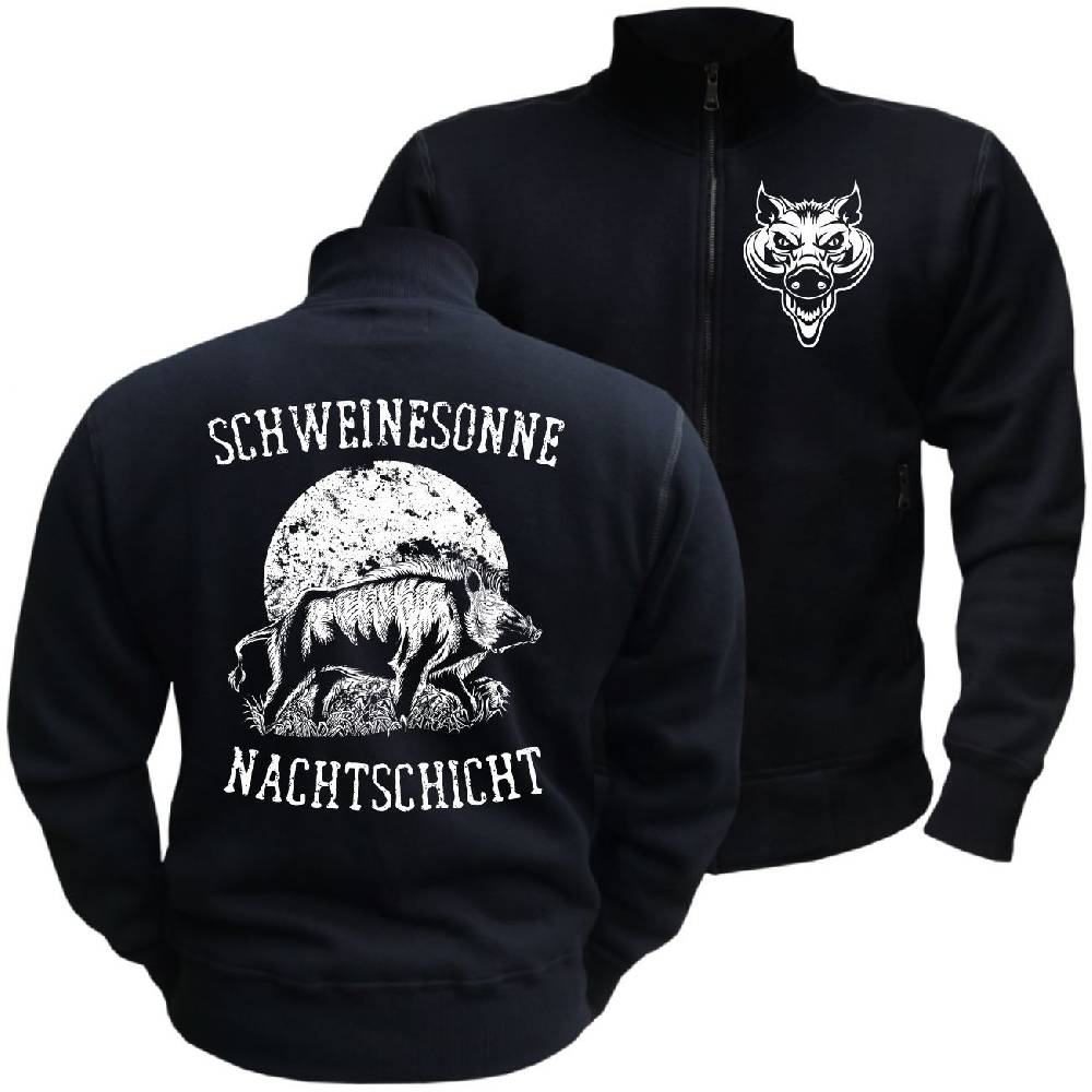 Spass Kostet Männer Sweatjacke Schweinesonne