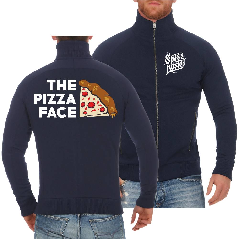 Spass Kostet Männer Sweatjacke The Pizza Face