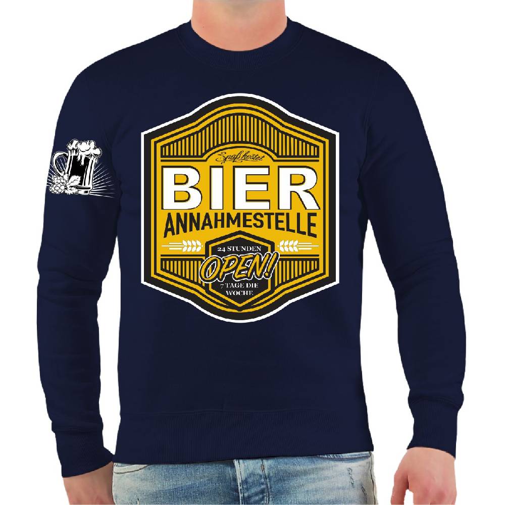 Spass Kostet Männer Sweatshirt Bier Annahmestelle