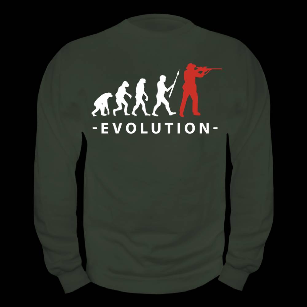 Spass Kostet Männer Sweatshirt Evolution Jäger