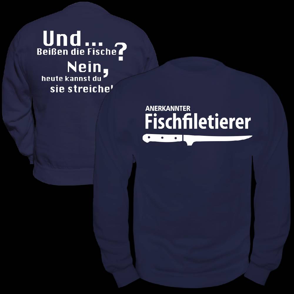 Spass Kostet Männer Sweatshirt Fischfiletierer