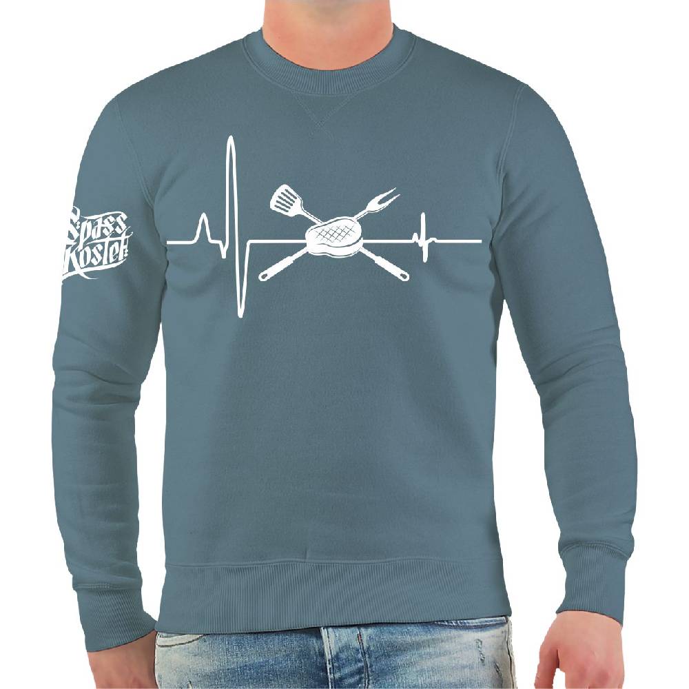 Spass Kostet Männer Sweatshirt Grill Leidenschaft